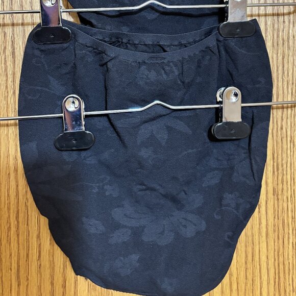 Vintage Barely There hi-cut brief NWOT Sz. 5 Black Pop Flower pattern - Picture 4 of 6